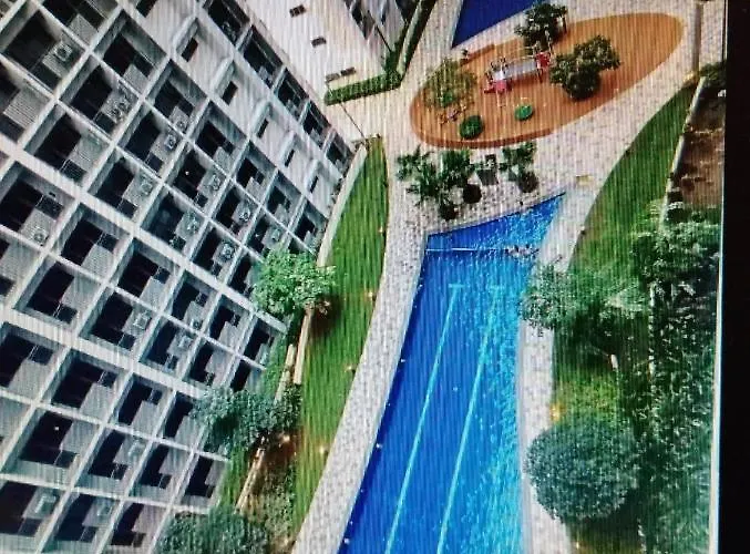Aparthotel 1-bedroom With A Den Pool View In Shore 2 Residences Mall Of Philippines